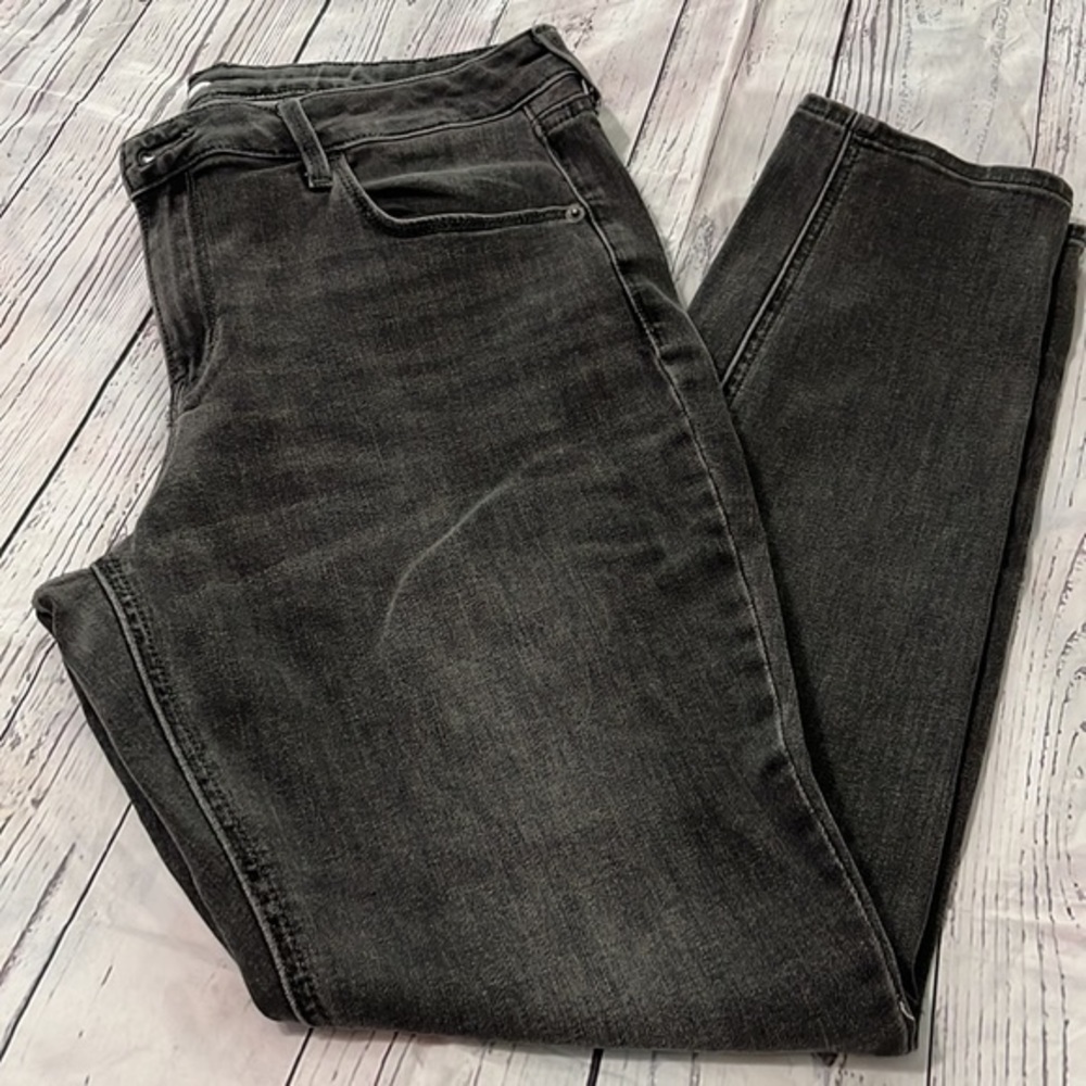 Old Navy black washed size 12 skinny - Picture 10 of 12